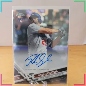 2017 Topps Chrome - Rookie Autographs Rob Segedin #RA-RS (AU, RC)