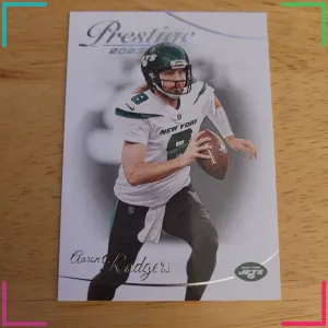 Aaron Rodgers 2023 Panini Prestige - Base Card #224. New York Jets