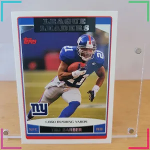 2006 Topps - League Leader Tiki Barber #282