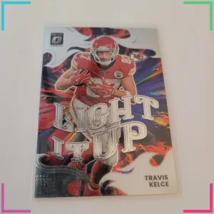 2023 Panini Mosaic #113 Travis Kelce Green Mosaic