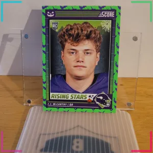 2024 Panini Score-A-Treat - Rising Stars J.J. McCarthy #19 Green Bats (RC)