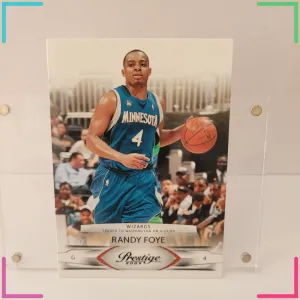 2009-10 Panini Prestige - Randy Foye #110 Bonus Shots Black /10