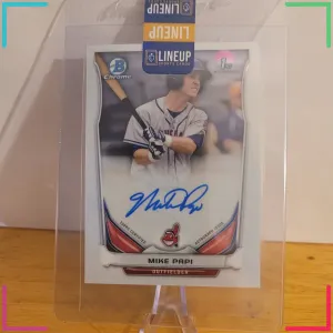 2014 Bowman Draft - Chrome Draft Pick Autographs Mike Papi #BCA-MPA (AU, RC)