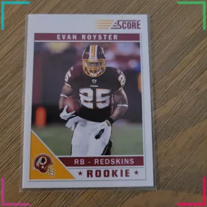 2011 Score Factory Set Updates - Evan Royster #335 Rookie Washington Redskins