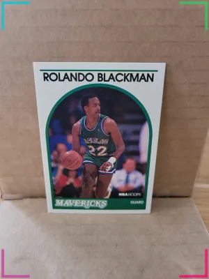Rolando Blackman 1989-1990 NBA Hoops Basketball #20 Dallas Mavericks