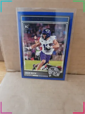 Jack Bech 2025 Score - Rookies LV Raiders #63 (RC) # 10/100
