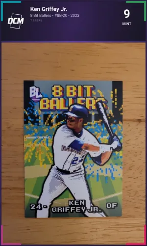 Ken Griffey Jr. - 8 Bit Ballers - #8B-20 - 2023 - DCM 9 - Mint