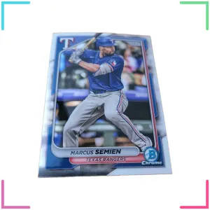 Marcus Semien 2024 Bowman Chrome #6 Texas Rangers