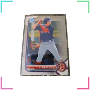 2022 Bowman #BCP-58 Blaze Jordan Prospect Chrome Boston Red Sox Baseball Card