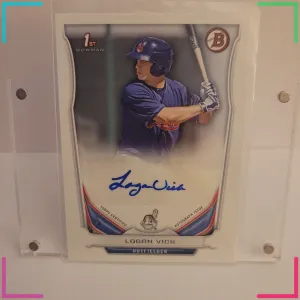 2014 Bowman - Retail Prospect Autographs Logan Vick #PA-LV (AU, RC)
