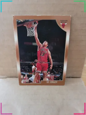 Luc Longley - 1998-99 Topps #18 Michael Jordan In Background