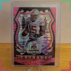 Panini Prizm Draft Picks 2020 Crusade Ezekiel Elliott Pink Pulsar Prizm