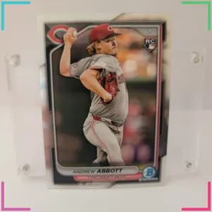 2024 Bowman Chrome #79 Andrew Abbott Fuchsia Refractors #/299
