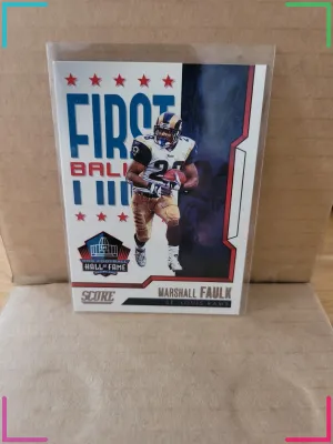 Marshall Faulk 2023 Score - First Ballot #8 St Louis Rams