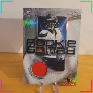2025 Topps Chrome Football Rookie Relics Jayden Higgins RR-JH Houston Texans