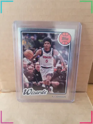 AJ Johnson 2025 Topps - 1980-2025 Topps Basketball #80BK-18