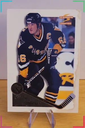 1995-96 Pinnacle Summit - Mario Lemieux #118 Card Has Beverage Stain