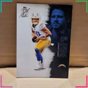 Justin Herbert 2025 Topps Signature Class ~#30