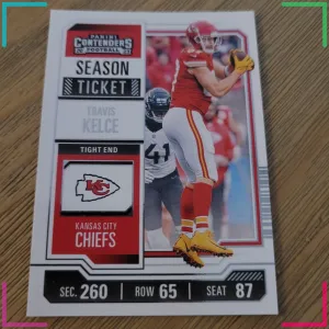 2023 Contenders Season Ticket Travis Kelce 52 Kansas City Chiefs Football 2M