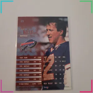 1995 Fleer Shell FACT #4 Jim Kelly