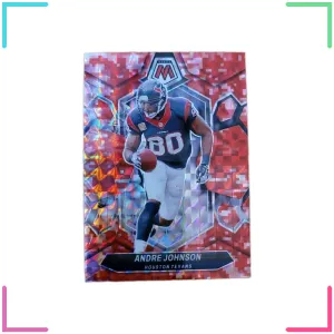 Andre Johnson 2024 Mosaic Red Camo Prizm Texans