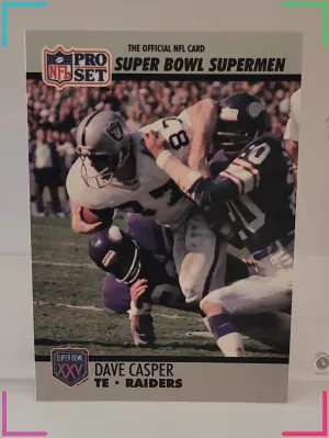 1990 Pro Set Super Bowl XXV Silver Anniversary - Dave Casper #53
