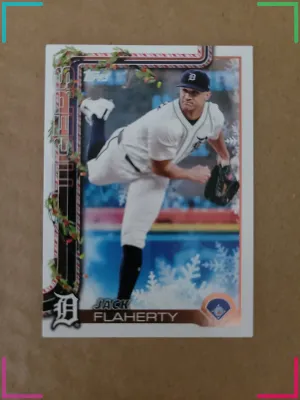 Jack Flaherty [Light Blue White Glitter] #H51 2025 Topps Holiday