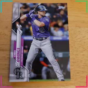 2020 Topps Update #U11 Chris Owings Colorado Rockies