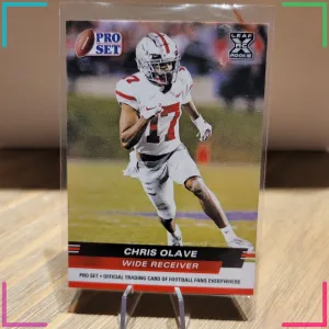 CHRIS OLAVE 2022 LEAF PRO SET OHIO STATE BUCKEYES ROOKIE NEW ORLEANS SAINTS RC!!