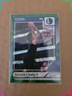 Dereck Lively II 2024-25 Donruss Basketball Green Holo #166