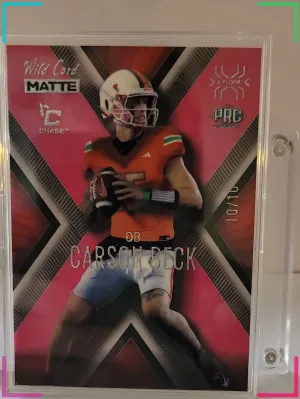 2024-25 Wild Card MATTE Rookie Packs - X-Plode Carson Beck #MXP-CB Chase...10/10