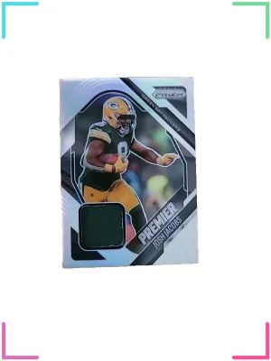 2025 Panini Prizm Josh Jacobs #PJY-JJS Premier Jerseys Green Bay Packers