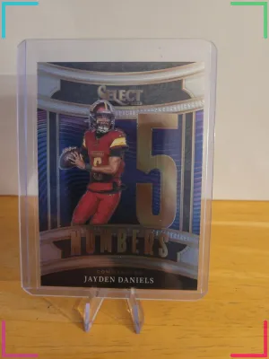 Panini Select 2025 Select Numbers Insert Jayden Daniels Commanders #22