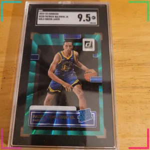 2022-23 Panini Donruss Basketball #228 Patrick Baldwin Jr Green Laser Rookie RC