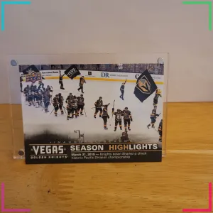 Vegas Golden Knights Base Upper Deck Vegas Golden Knights Inaugural Season 48 NM