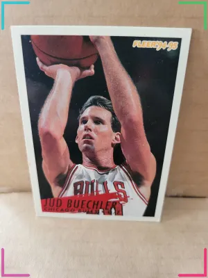Jud Buechler bulls Fleer 94-95 card 258
