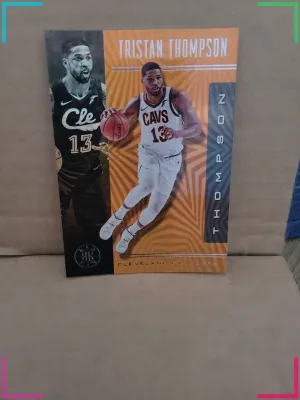 Tristan Thompson ORANGE SP 2019-20 Panini Illusions Cleveland Cavaliers Card #72