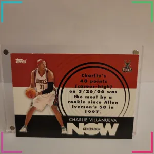 2007-08 Topps - Generation Now Charlie Villanueva #GN23