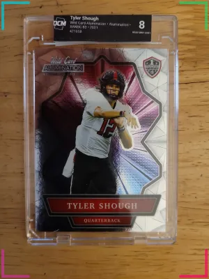 Tyler Shough Rookie #ANBC-83 2021 Wild Card Alumination NIL Rookie Football Card