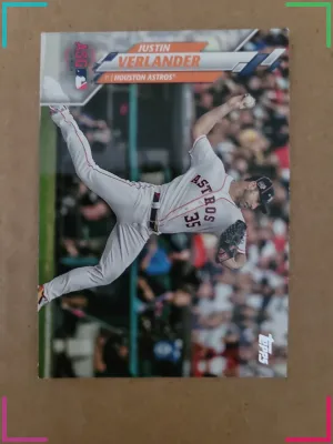 2020 Topps Update Series - All-Star Justin Verlander #U-194 Pitching