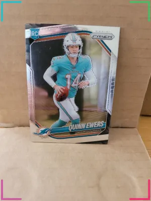 Quinn Ewers 2025 Prizm Base Rookie Card #307 - Dolphins