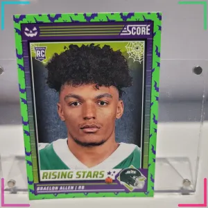 2024 Panini Score-A-Treat - Rising Stars Braelon Allen #5 Green Bats (RC)