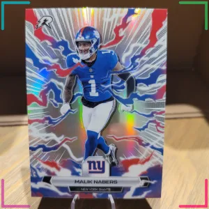 Topps 2026 Resurgence Refractor Malik Nabers New York Giants #170