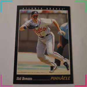 1993 Pinnacle #204 Sid Bream Atlanta Braves