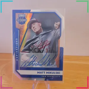 2021 Panini Elite Extra Edition - Matt Mikulski #50 Aspirations Die-Cut...