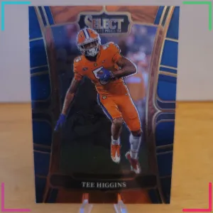 2023 Panini Select Draft Picks Tee Higgins Blue Concourse #66 Clemson / Bengals