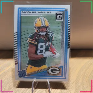 2025 Panini Donruss Optic - Rated Rookie Savion Williams #221 (RC)