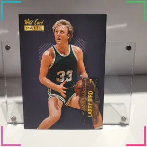 2022 Wild Card Matte - Larry Bird Black MB-51