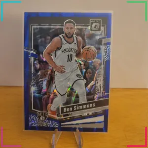 2023-24 DONRUSS OPTIC #32 BEN SIMMONS Blue Seismic Prizm 155/249 BROOKLYN NETS