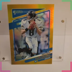 MARK BRUNELL 2021 Panini Donruss Gold Holo Press Proof #137 Jacksonville QB